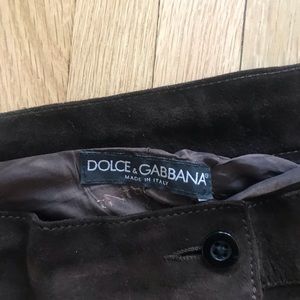 Dolce & Gabbana Leather Pants Size Small